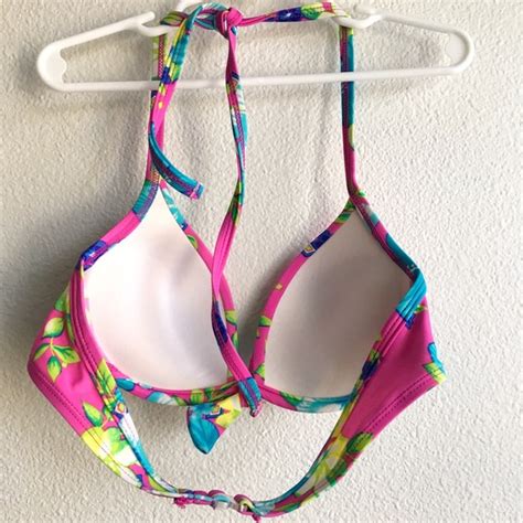 SO Swim Pink And Hibiscus Flower Bikini Set Poshmark