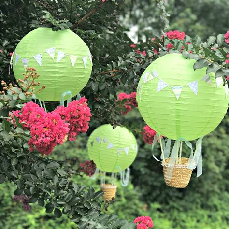 Paper Hot Air Balloon Lanterns