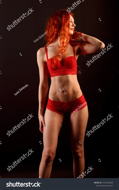 Sexy Woman Lingerie On Black Background Stock Photo 1910426059 Shutterstock
