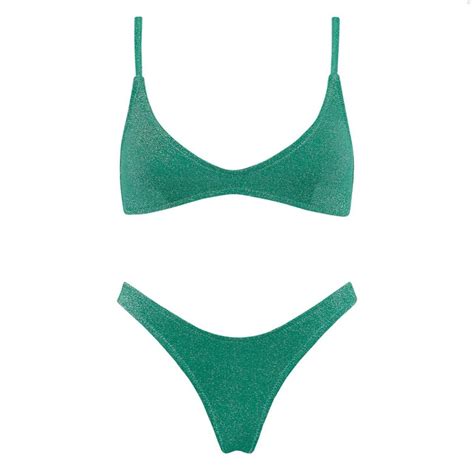 TRIANGL MAIA JADED SPARKLE BIKINI Worn 2 Times Depop