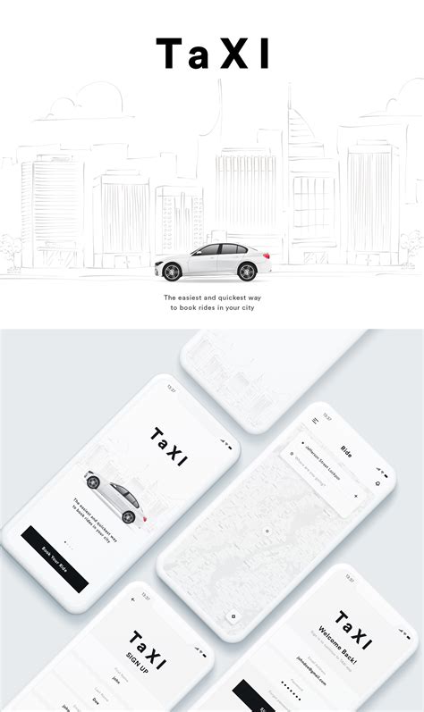 Taxi Booking on Behance