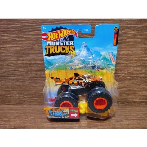 Hot Wheels Monster Trucks Tiger Shark Mattel Original Submarino
