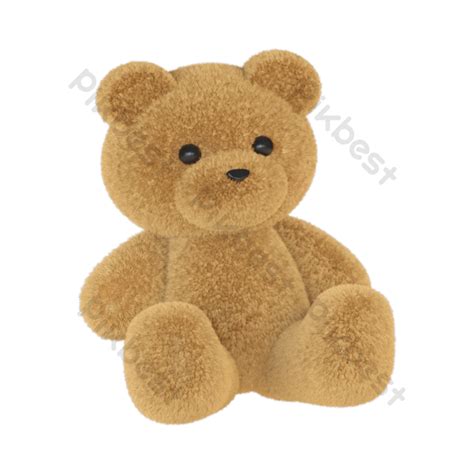Bright And Cheery Hi Res Orange Bear Stuffed Animal Png Images Psd