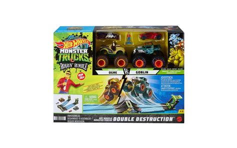 Hot Wheels Monster Trucks Double Destruction ToyChamp