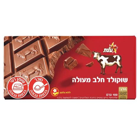 Elite Milk Chocolate Bar, 100 Grams, From Israel, Kosher Certified ...