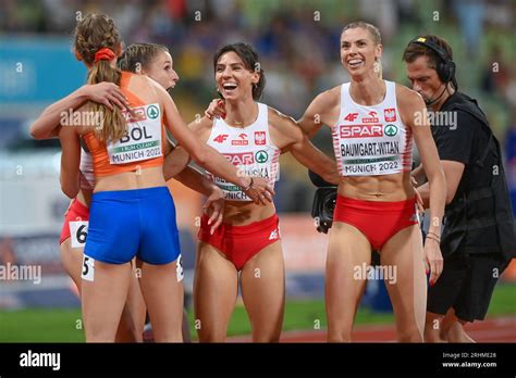 Natalia Kaczmarek Silver Anna Kiełbasinska Bronze and Iga Baumgart