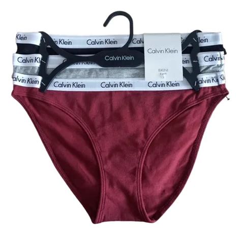 Set De Calzones Bikini Calvin Klein Originales Talla S Meses Sin Inter S