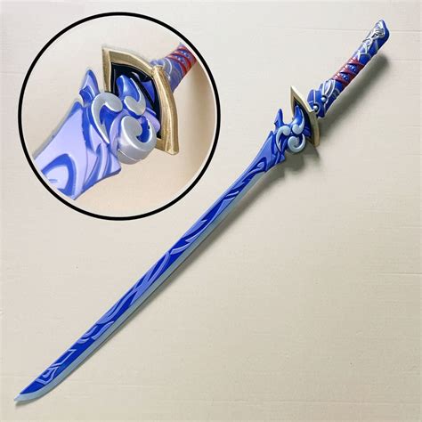 genshin impact raiden shogun wooden sword   mad shop