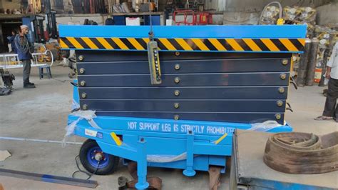 Shreeji Enterprise Se Hydraulic Scissor Lift Table Working