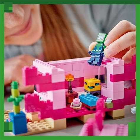 LEGO® Minecraft - Axolotl House 21247, 242 части - eMAG.bg