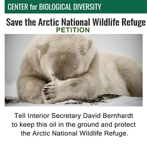 Sign To Protect The Arctic National Wildlife Refuge Save The Arctic
