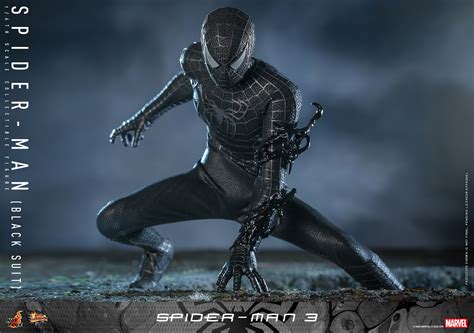 Spider Man Black Suit Sixth Scale Figure By Hot Toys Sideshow Collectibles