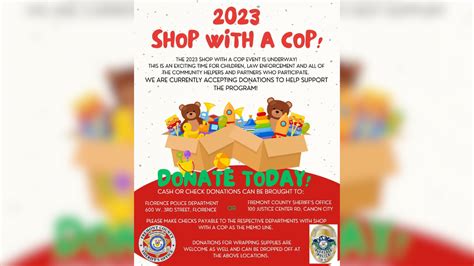 Fremont County Sheriffs Office Accepting Donations For 2023 Shop With