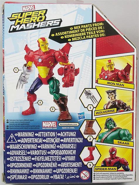 Marvel Super Hero Mashers - Iron Man "red & yellow armor"