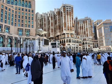 Mekka Saudi Arabien Feb Ein Sch N Aussicht Von Das U Ere