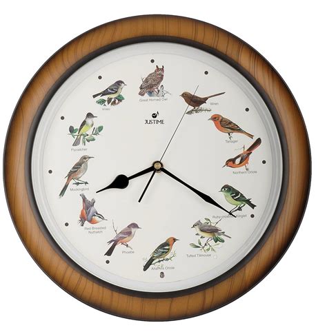 JUSTIME Lovely Collection 14-inch Plays 12 Popular North American Bird