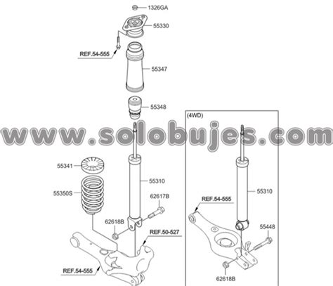 Soporte Amortiguador Trasero Sportage Solobujes Y Mucho Mas