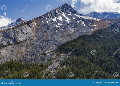 The Erosion of Epochs: Canadian Rocky Mountains Stock Image - Image of ...