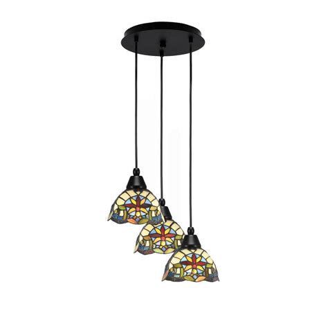 Savannah In Light Matte Black Cord Pendant Light Earth Star Art