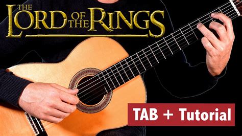 The Lord Of The Rings Concerning Hobbits EASY Fingerstyle Guitar