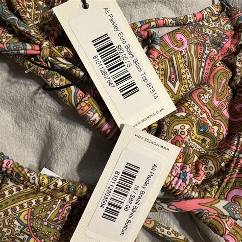 Montce Swim Paisley Bikini Brand New With Tags Depop