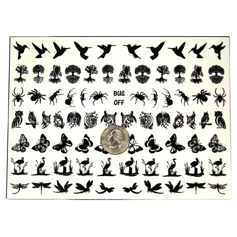 Bug Off Black Enamel Decals - Fusing Supplies At Delphi Glass