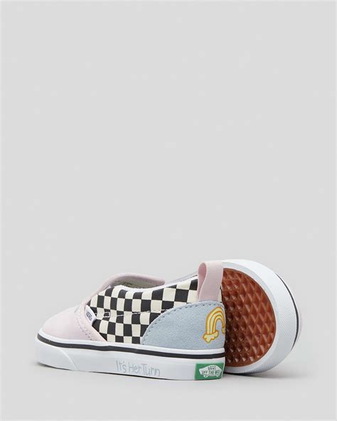 Shop Vans Toddlers' Slip On Shoes In Checkerboard - Fast Shipping & Easy Returns - City Beach ...