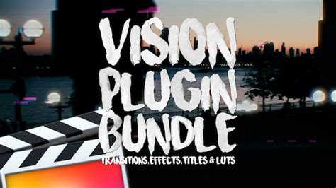 Fcpx插件油管大神vlog常用转场效果标题动画luts调色合集包 支持m1 Vision Plugin Bundle Cg资源网