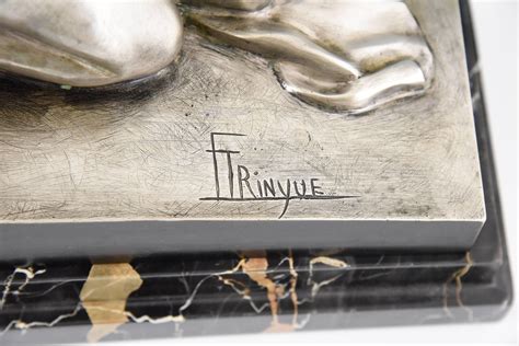 French Art Deco Bronze Sculpture Of A Nude By Trinque 1925 At 1stDibs