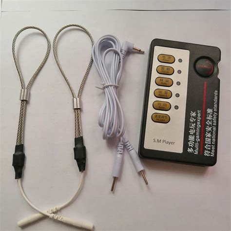 New Metal Penis Rings Electric Shock Tens Sex Toys Host And Cable Electro Shock Toys Electro