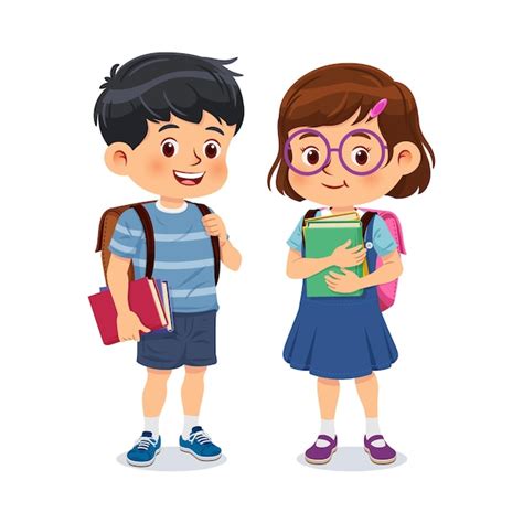 cartoon students