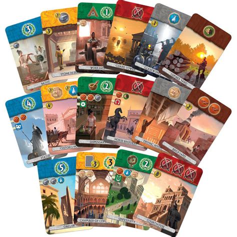 7 Wonders Duel Board Game - Getty Museum Store