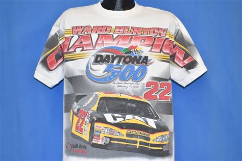 Y2K Ward Burton Daytona 500 Champ NASCAR 2002 Cat Dodge All - Etsy