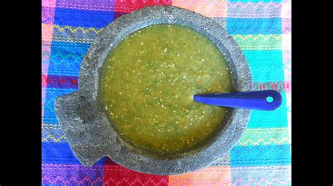 Salsa Verde Salsa Verde Mexicana Youtube