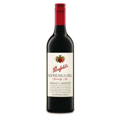 koonunga hill shiraz cabernet red wine penfolds penfolds