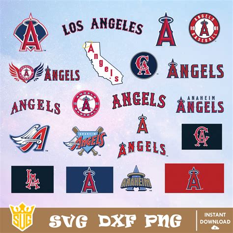 Los Angeles Angels SVG, MLB Team SVG, Baseball Team SVG - Inspire Uplift