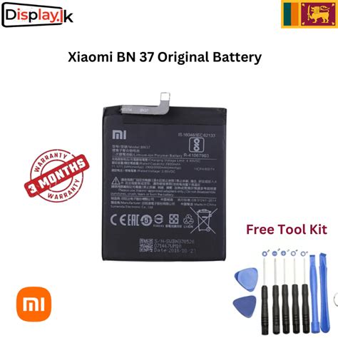 Xiaomi Bn Original Battery Display Lk