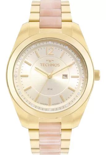 Reloj Pulsera Technos Trend 2015ccx 4x De Cuerpo Color Dorado Para