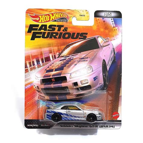 Hot Wheels Nissan Skyline Gt R Bnr Fast Furious Mini Hunts