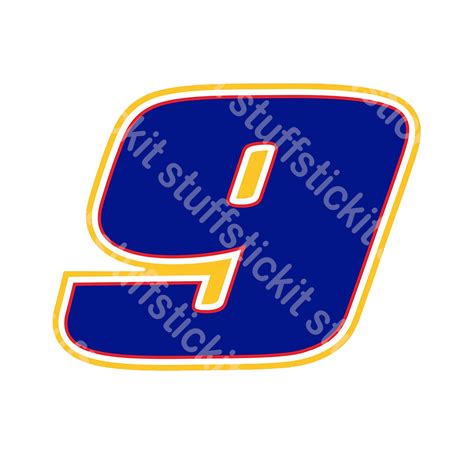 Chase Elliot 9 Svg File Instant Download Etsy Australia