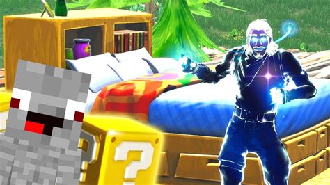 Alphastein In Fortnite Lucky Block Bedwars Gegen Rewinside YouTube