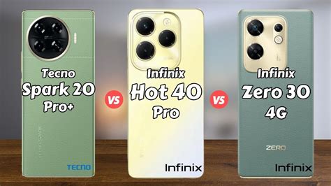 Tecno Spark Pro Plus Vs Infinix Hot Pro Vs Infinix Zero G