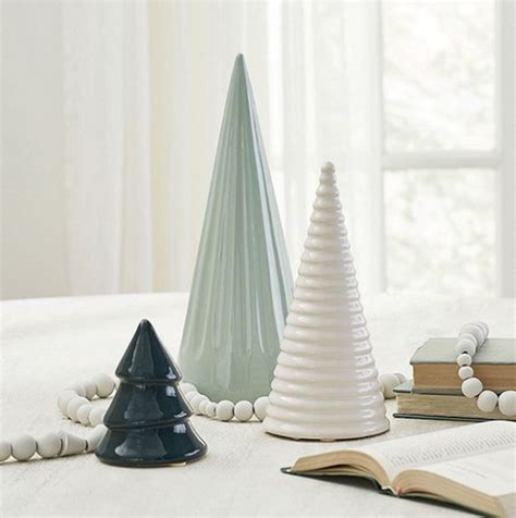 Winter Ceramic Trees Dwelling Envy Interiors