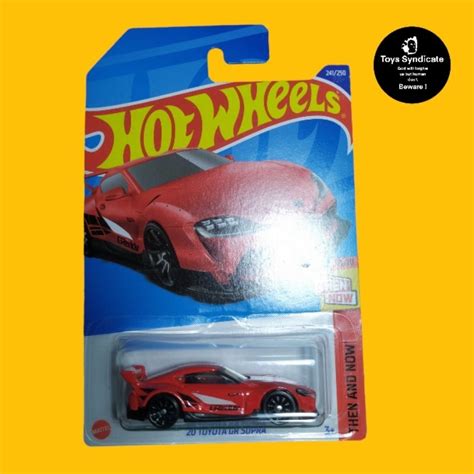 Hotwheels Toyota Supra Gr Red Shopee Malaysia