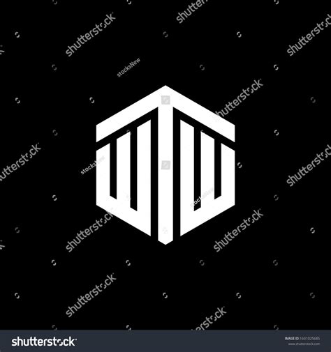 Wtw Letter Logo Design Polygon Monogram Stock Vector (Royalty Free ...