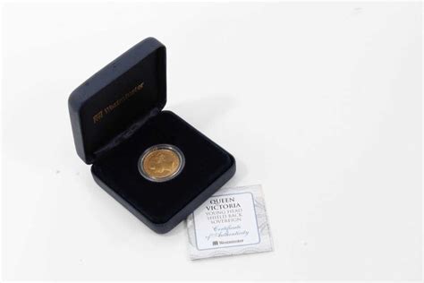 Lot 108 Gb Gold Sovereign Victoria Yh Shield Back