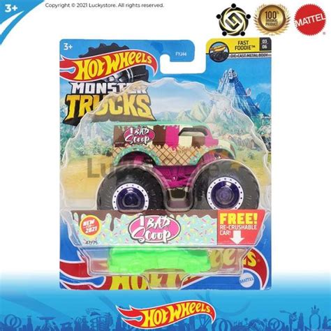Jual Hot Wheels Monster Trucks Bad Scoop Di Seller Luckystore Group Cigondewah Kidul