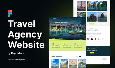 Travel Agency Website | Figma