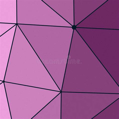 Fuchsia Color Abstract Color Low Polygones Generative Art Background