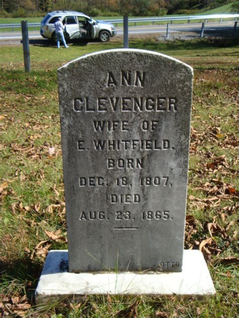 Ann Clevenger Whitfield 1807 1865 Homenaje De Find A Grave